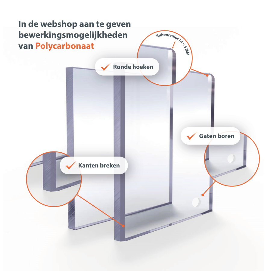 Polycarbonaat Helder | Dokter Plexiglas Polycarbonaat Helder | Dokter Plexiglas