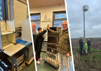 Torenvalken helpen met HPL nestkasten: een vliegende start voor 2026