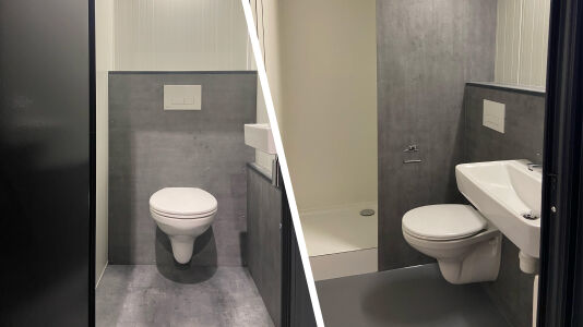 HPL in sanitair units, strak, hygiënisch en onderhoudsarm