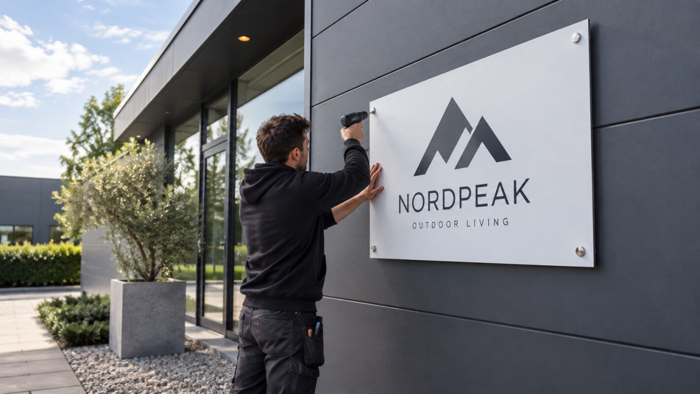 Dibond bevestigen: lijmen, schroeven of ophangen?