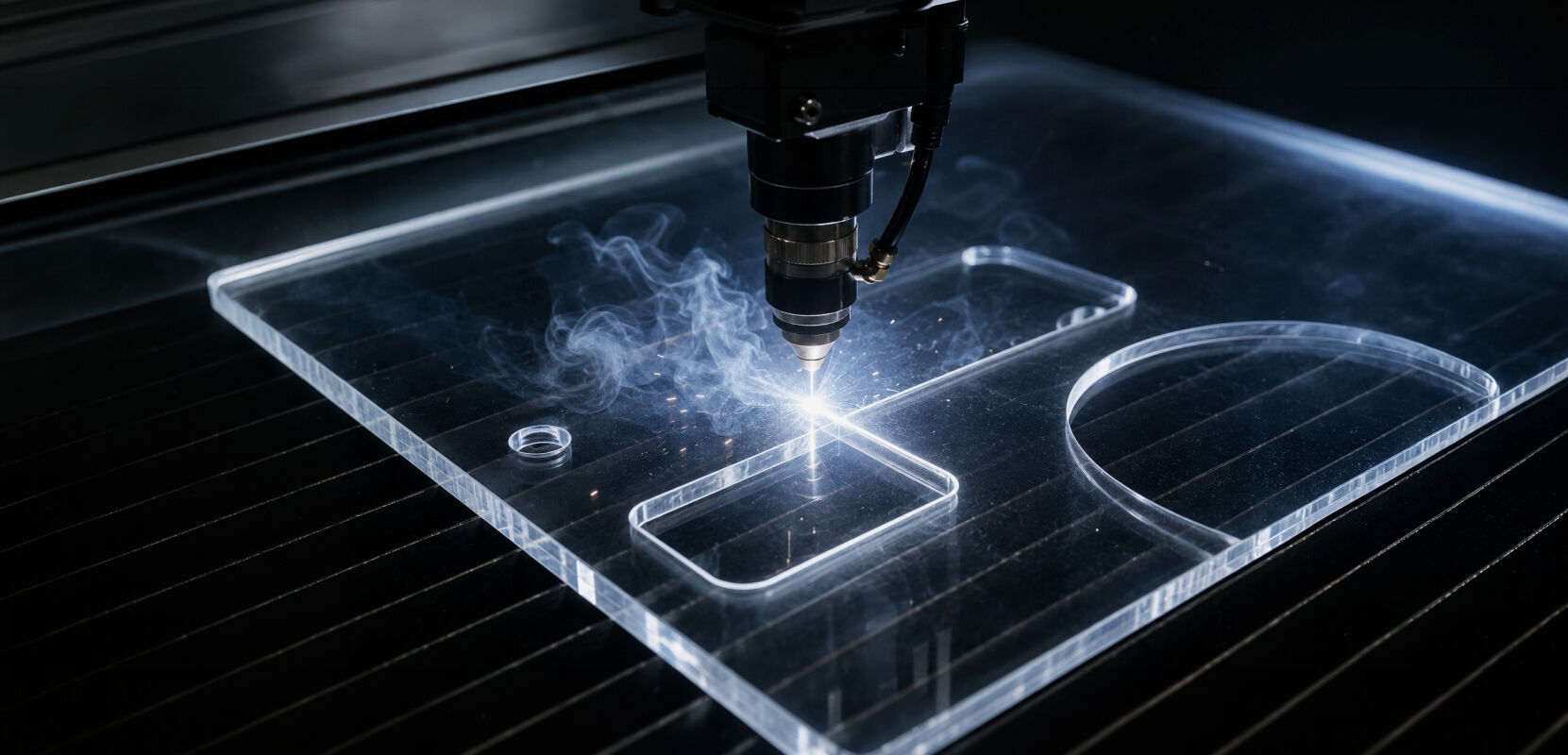 Is Plexiglas geschikt om met een laser te snijden?